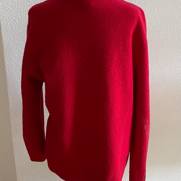 Christmas Red Wool Blazer - Picture 2 of 3